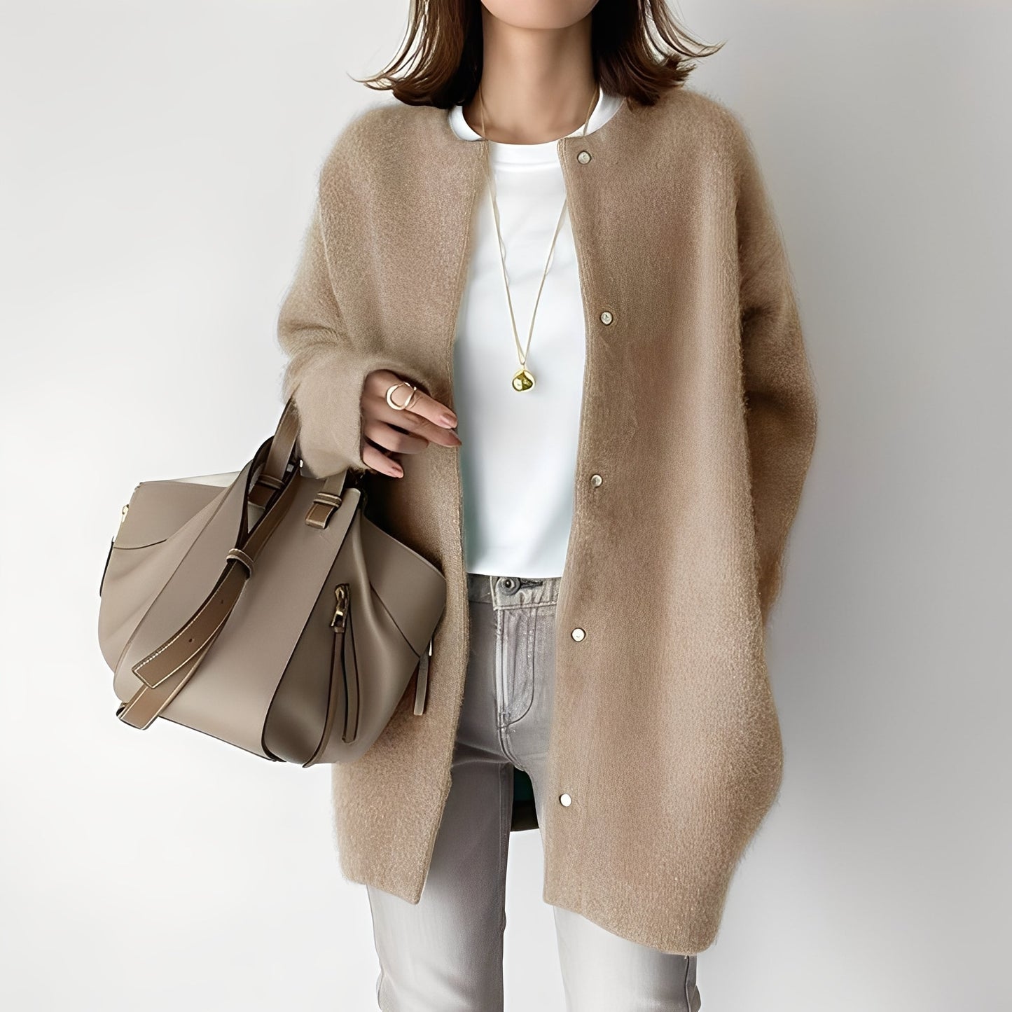 Dahlia - Stylový, volný sedící cardigan pro ženy