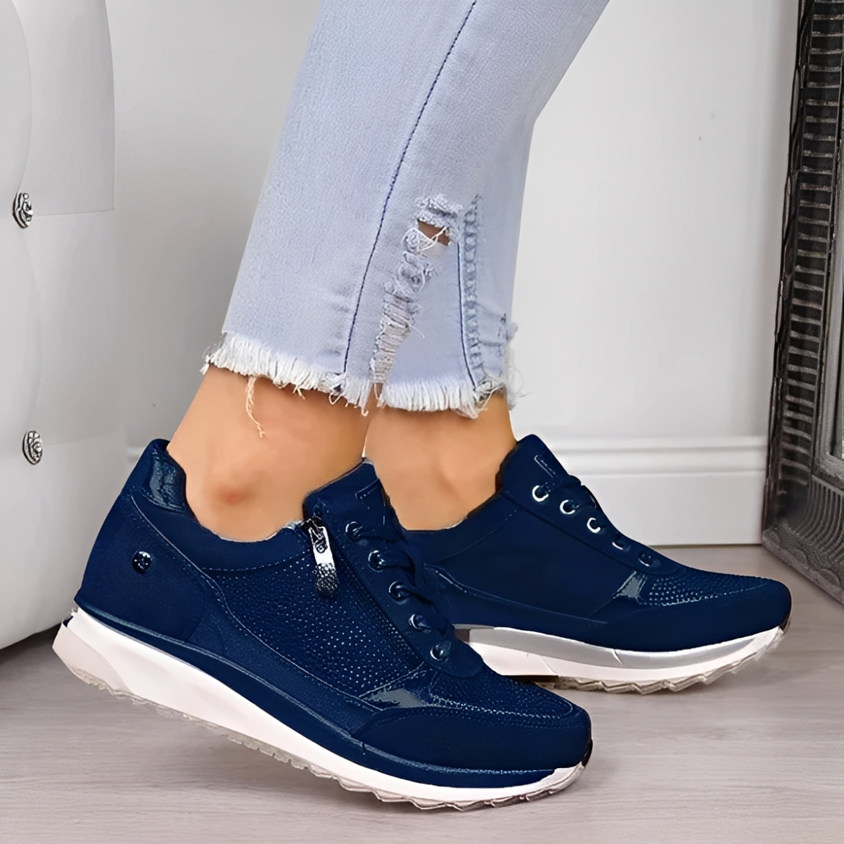 Kaycee - Stylové volnočasové tenisky se zipem pro ženy