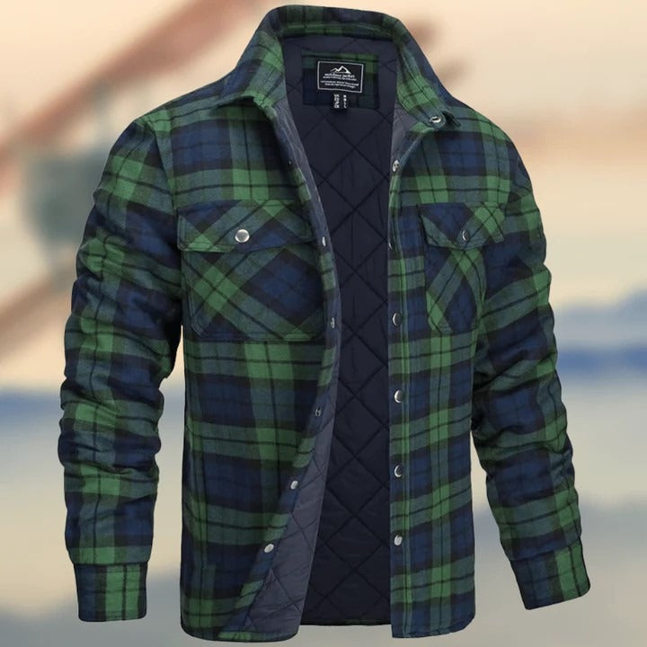 Grayson – Klasická Košile z Flanelu v Městském Stylu
