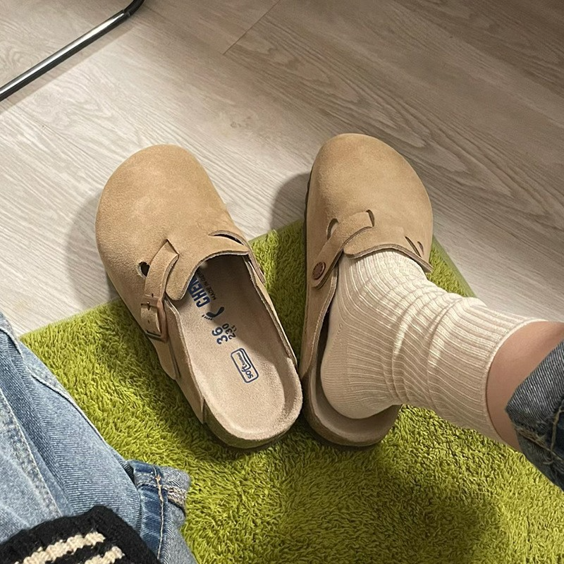 Davina - Unisex mokasíny z semišové kůže ve stylu staré peníze