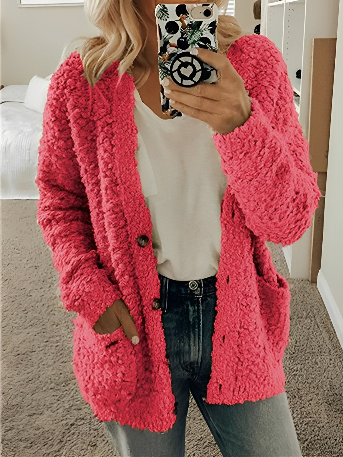 Elaine - Pohodlný volnočasový cardigan pro ženy