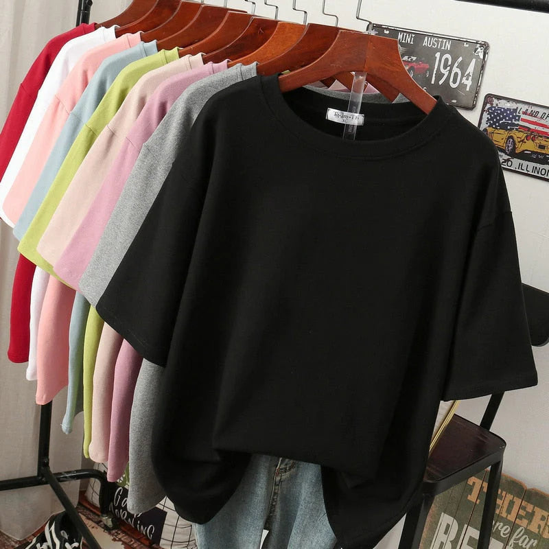Arabella - Volné oversize tričko z bavlny pro ženy