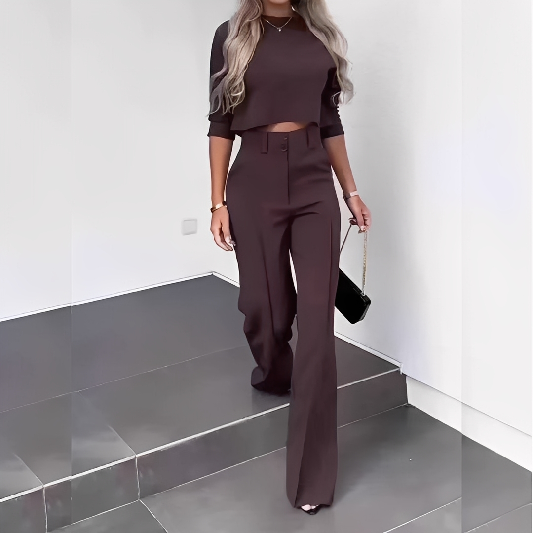 Mélisande - Elegantní dámský top a kalhoty