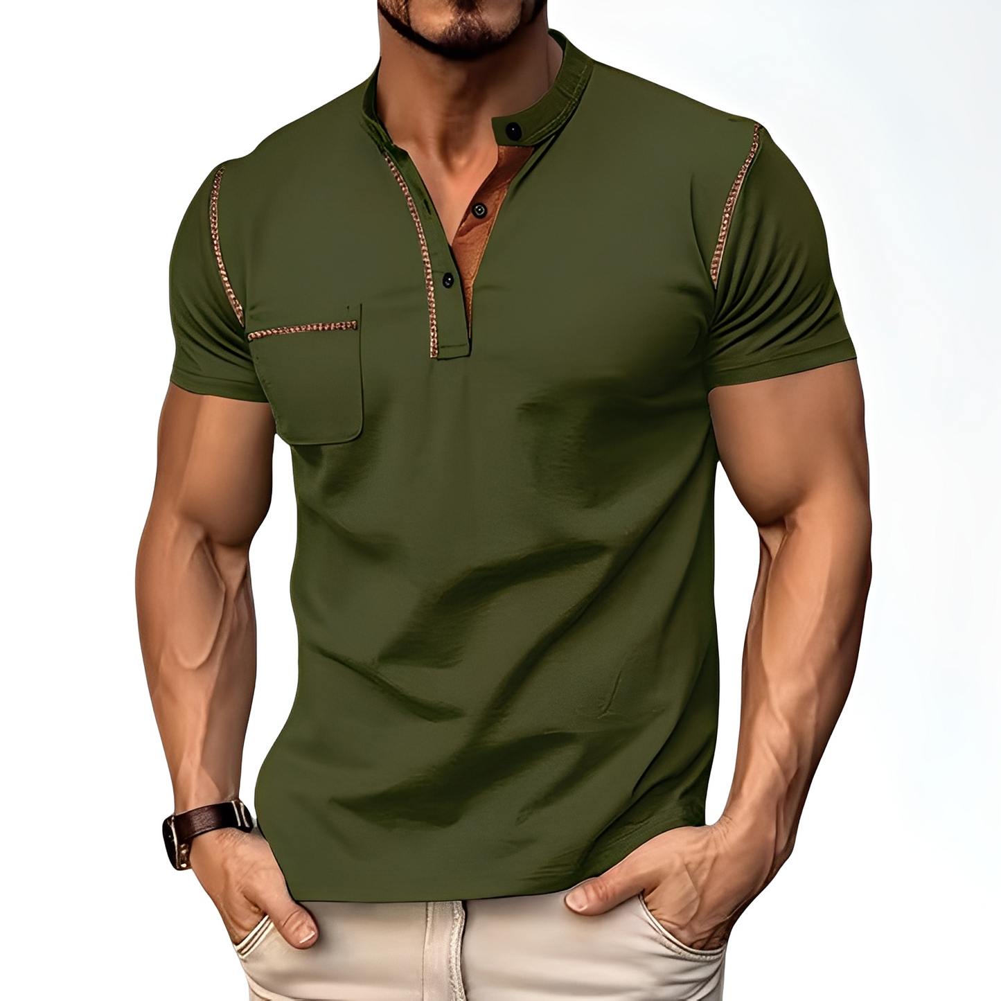 Brandon - Stylové, pohodlné polotriko pro muže