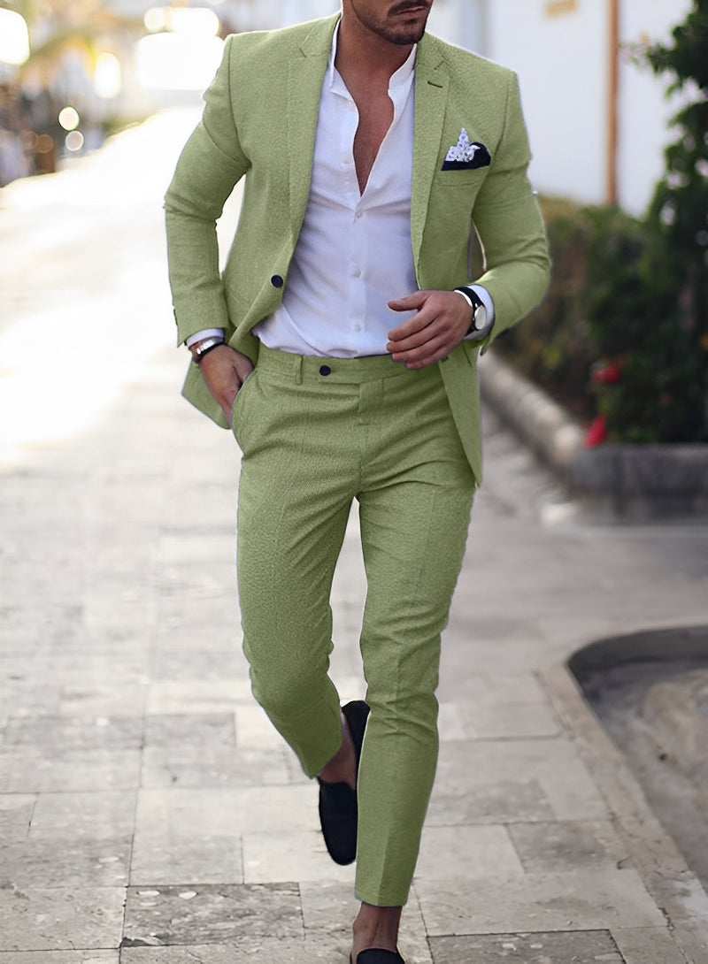 Gabriel - Elegantní Slim-Fit Oblek pro Muže