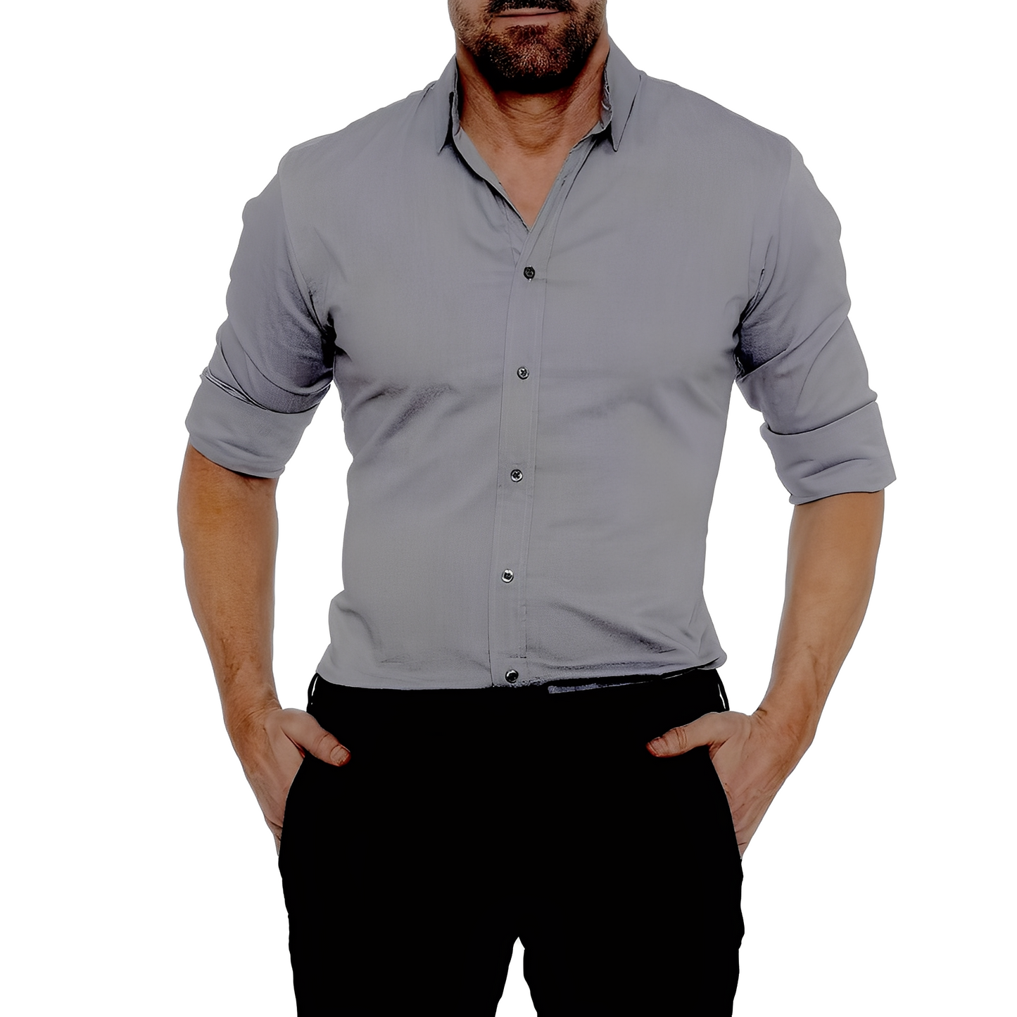 Andrew - Ležérní, formální, nežehlící košile pro muže