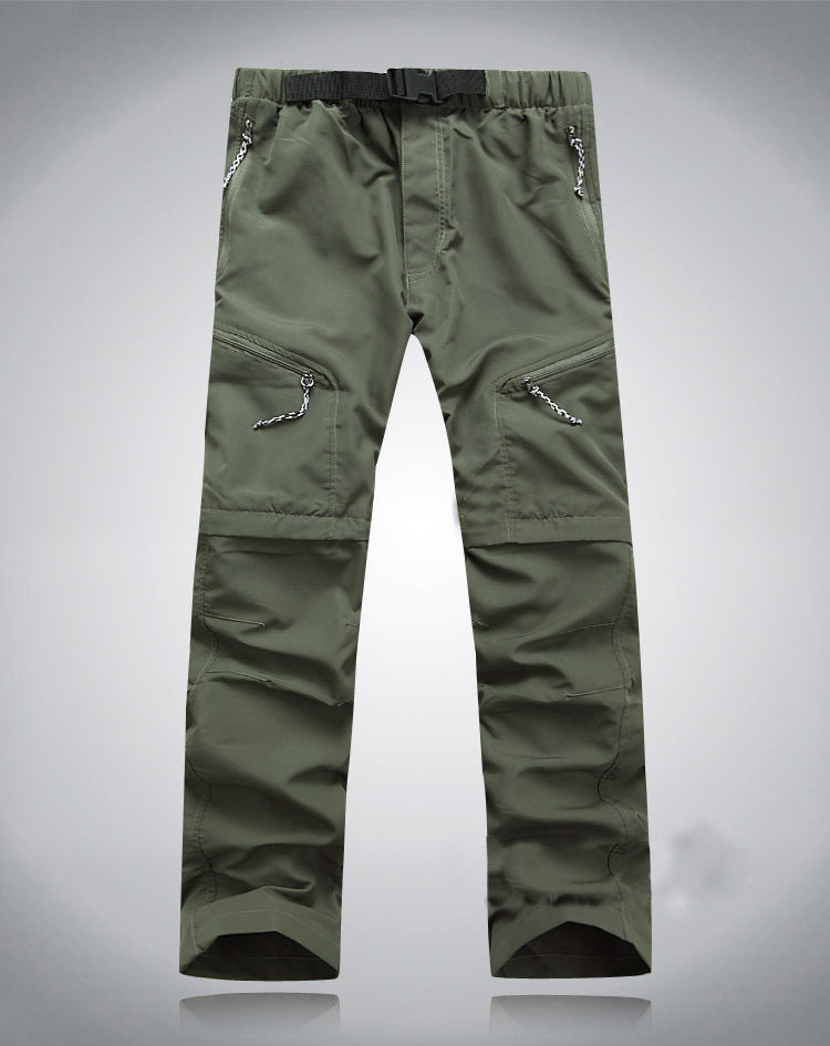 Derryl - Funkční elastické Zip-Off kalhoty pro muže
