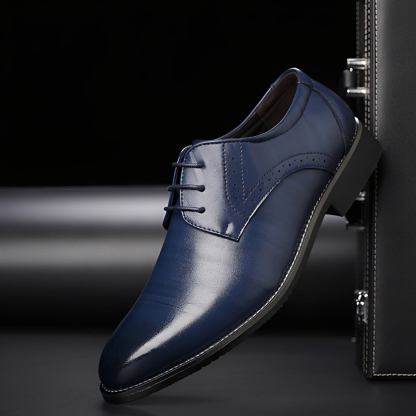 Desmond - Formální kožené boty s brogue detaily pro muže