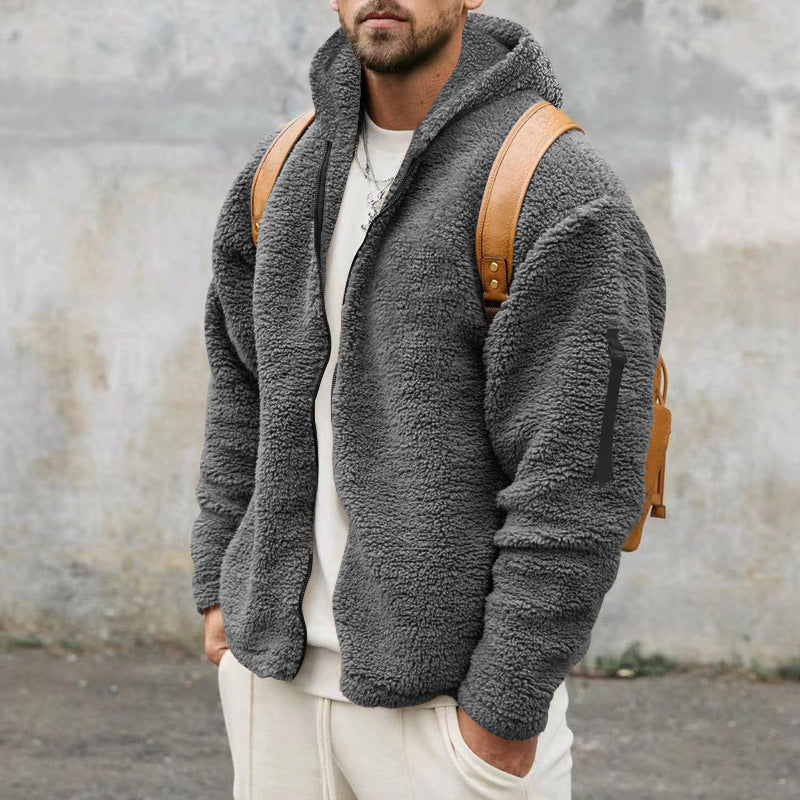 Azurová - Teplá fleece bunda