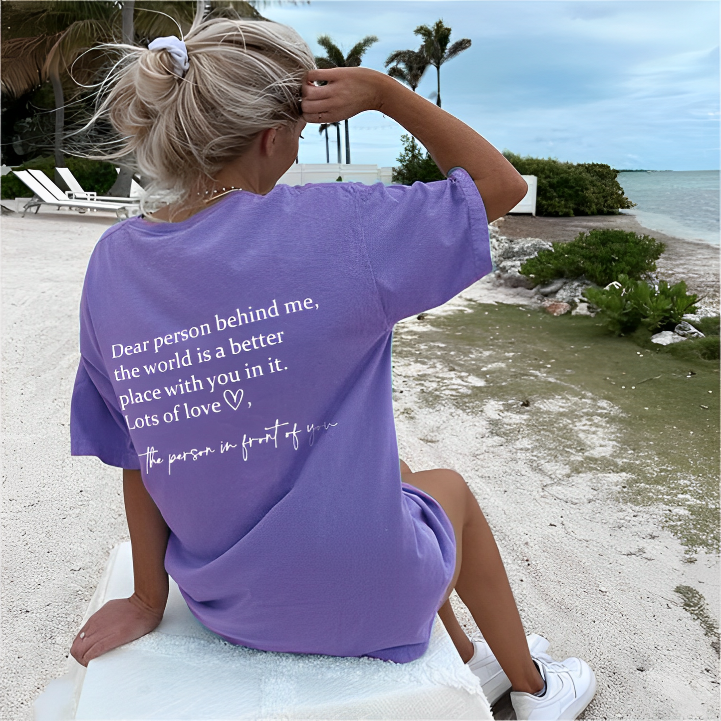 Dear Person – Unisex tričko „Milá osoba za mnou“