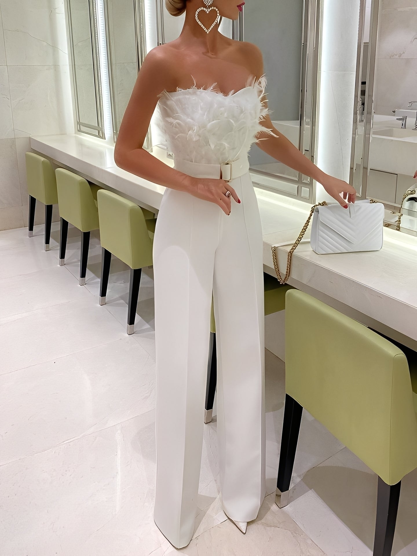 Valarie - Elegantní Tube-Top-Overal pro Dámy