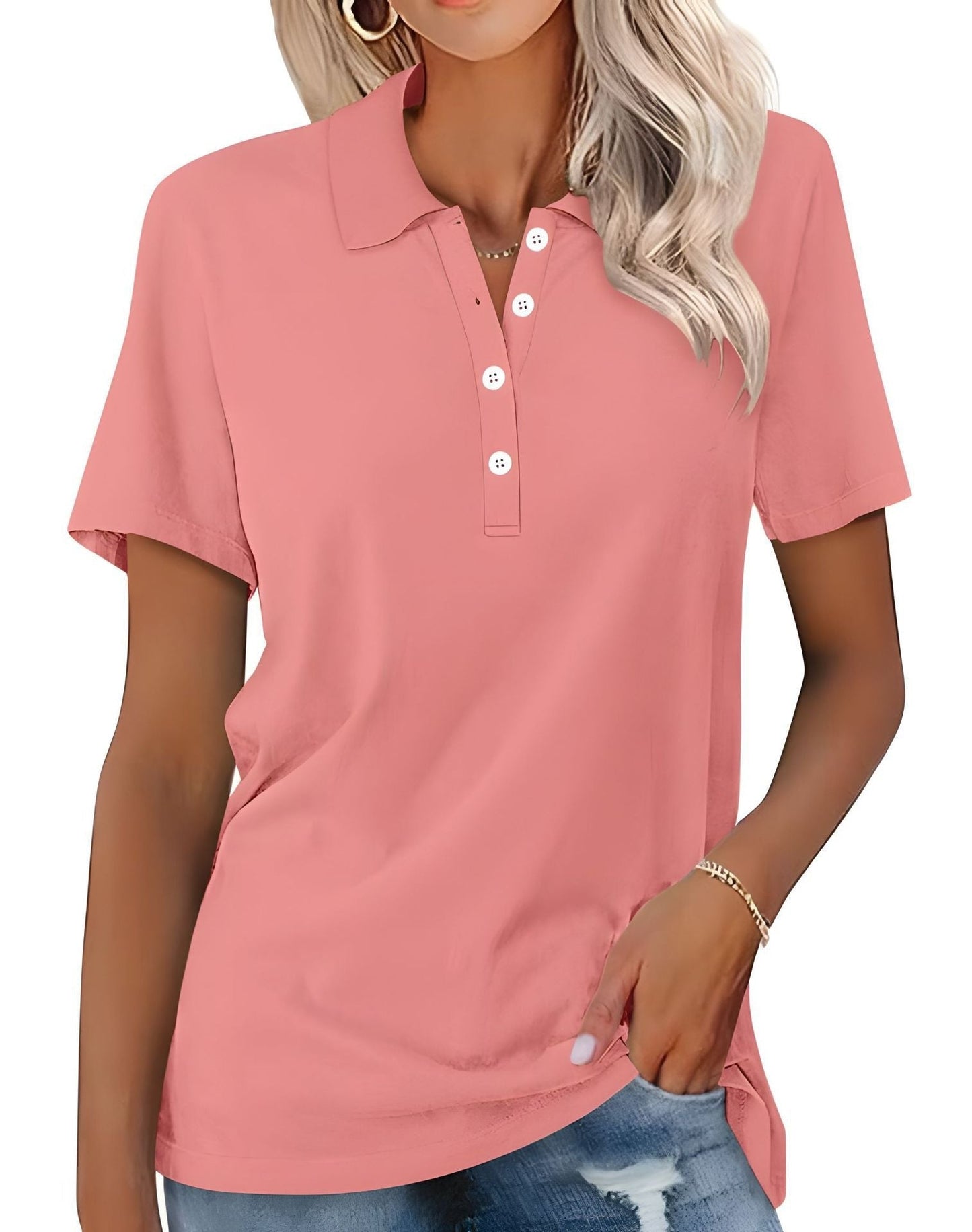 Stella - Ležérní slim-fit polotriko pro dámy