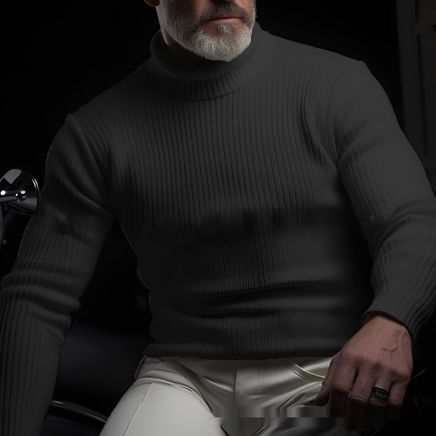 Richard - Elegantní, měkký rolák pro muže