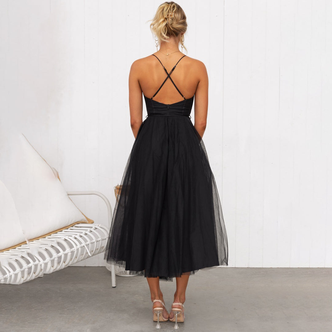 Franca – Elegantní midi šaty s klasickým střihem