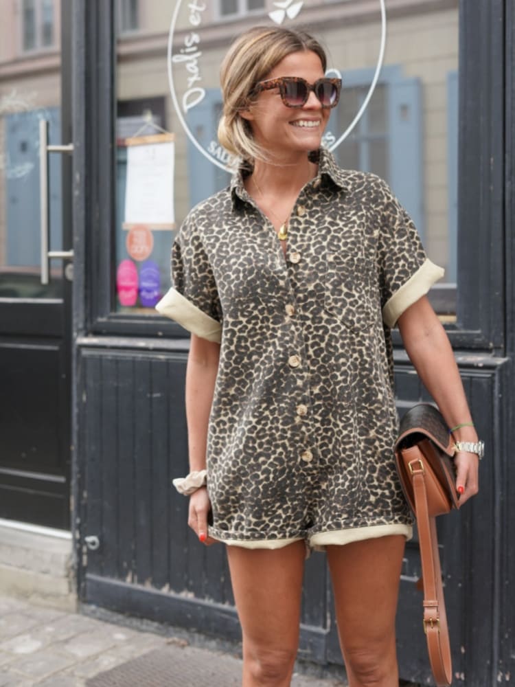 Elysia - Mini Cheetah Overall Trendy a Elegantní