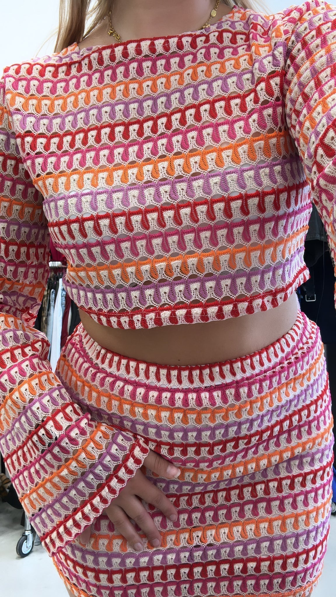 Giada – Souprava Crop Top a Minisukně