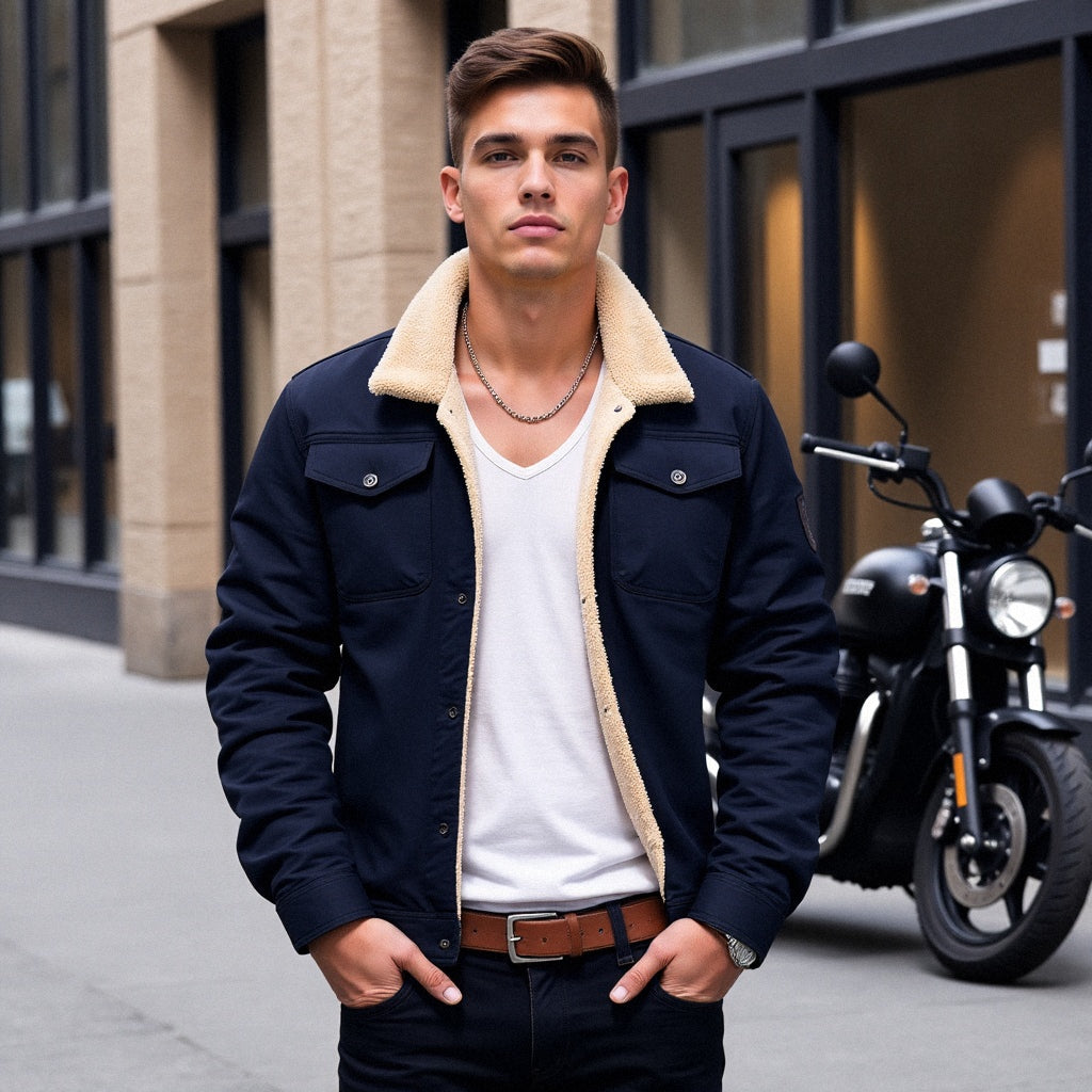 Chris - Vintage bomber bunda pro muže