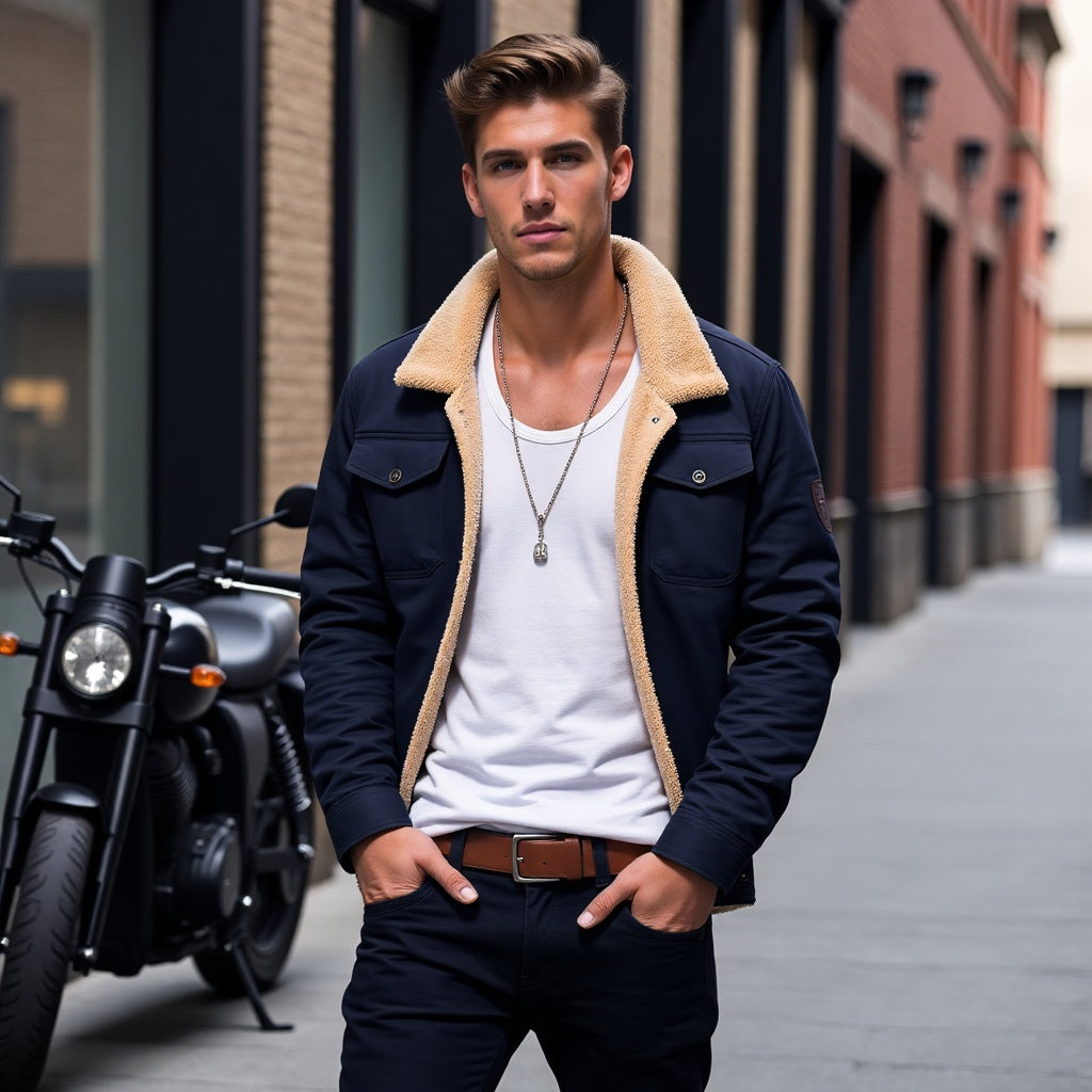 Chris - Vintage bomber bunda pro muže