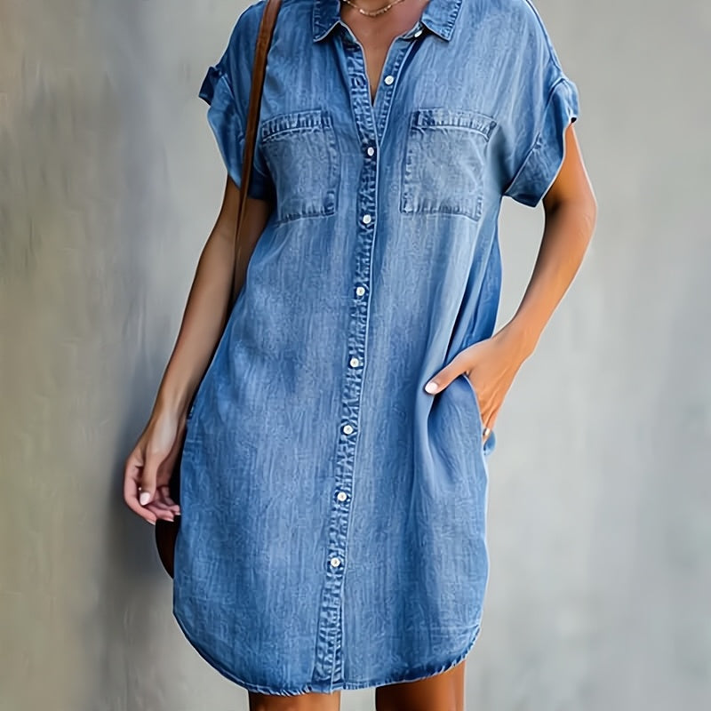Daphné – Šaty z elegantního denimu