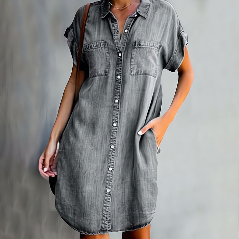 Daphné – Šaty z elegantního denimu