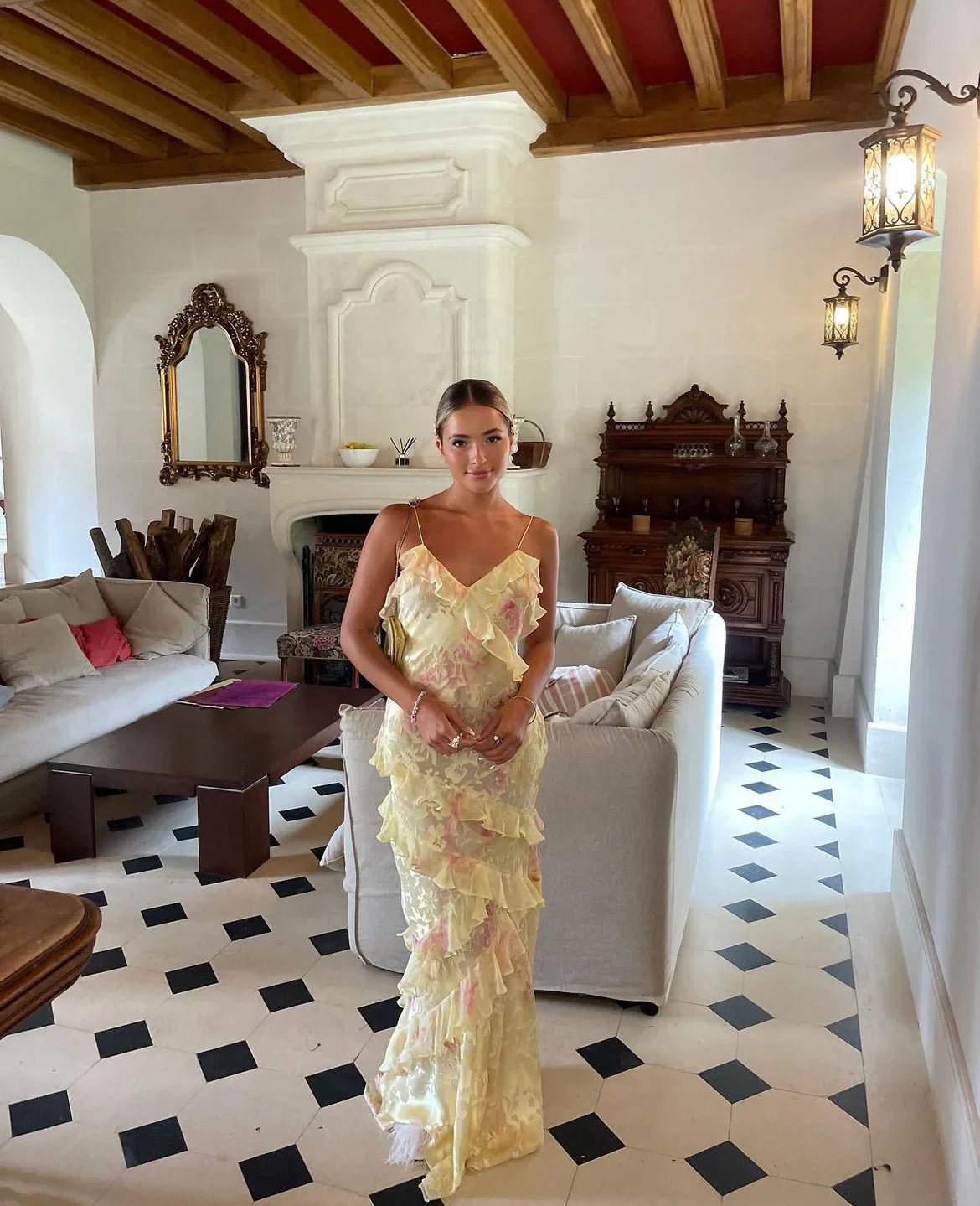 Talisa - Volánové Maxisaty Dámské, Elegantní & Plynoucí