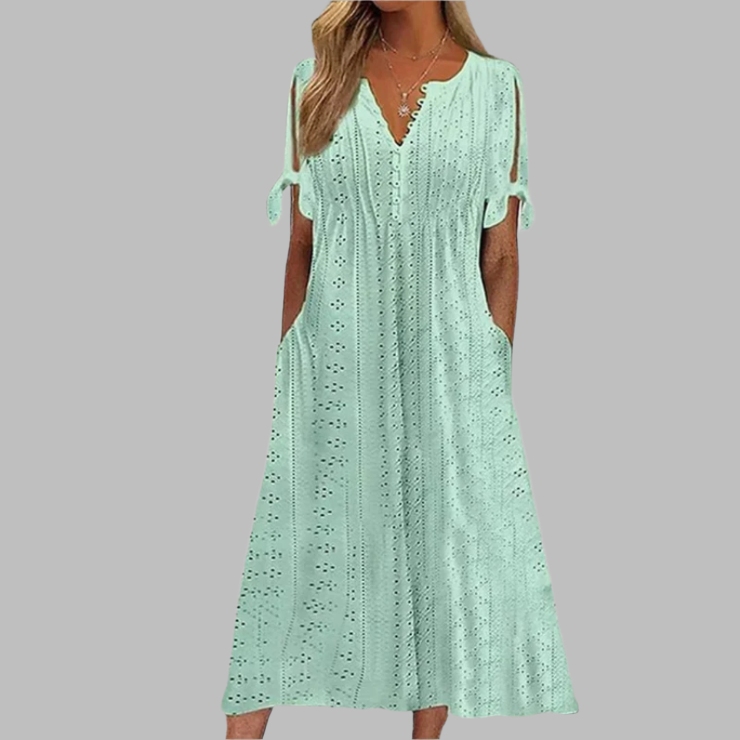 Alice – Elegantní boho midi šaty na léto