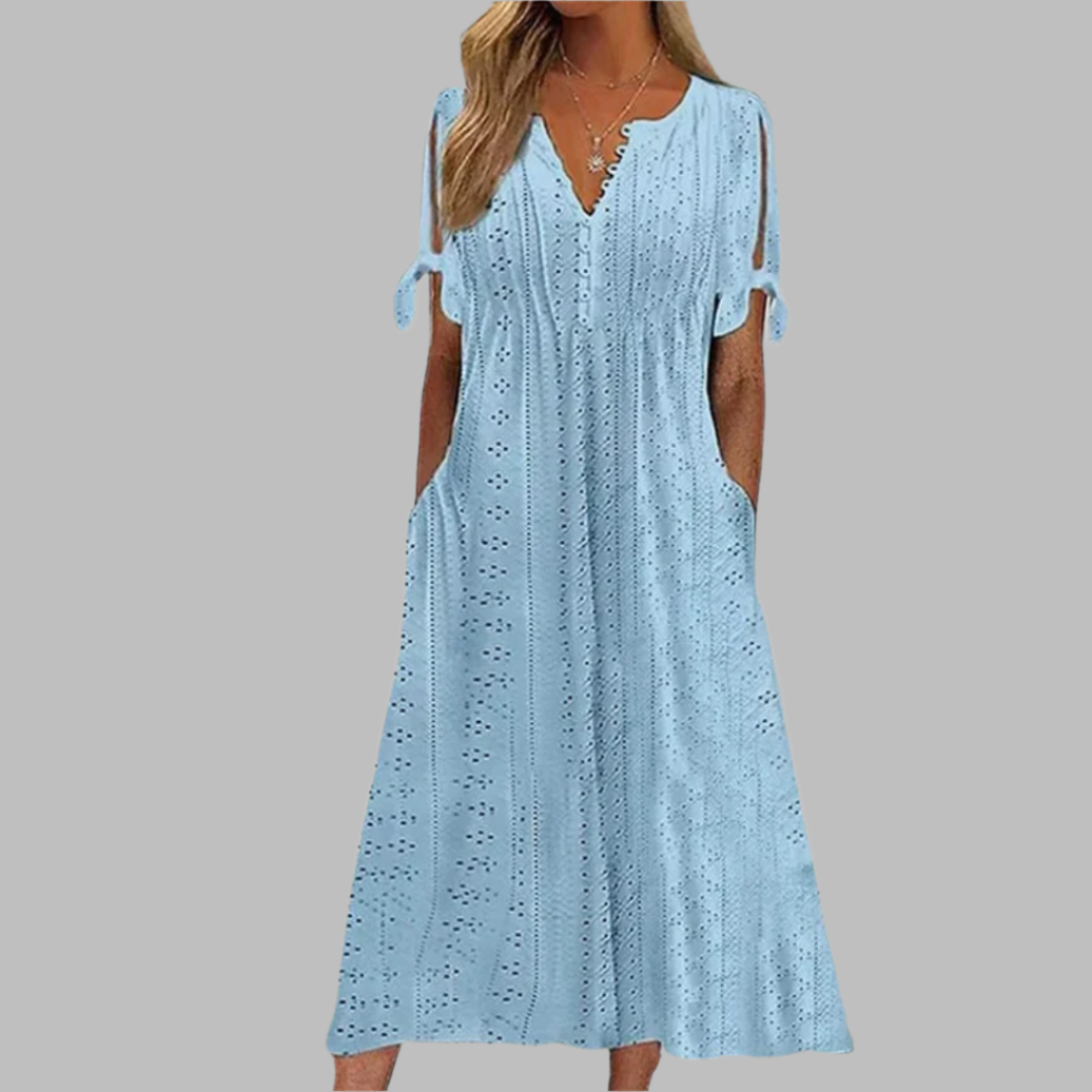 Alice – Elegantní boho midi šaty na léto