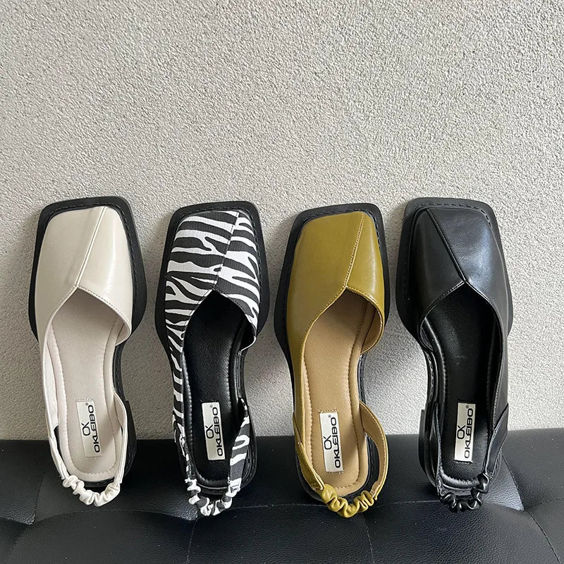 Camille - Slingback-sandály Městský Styl