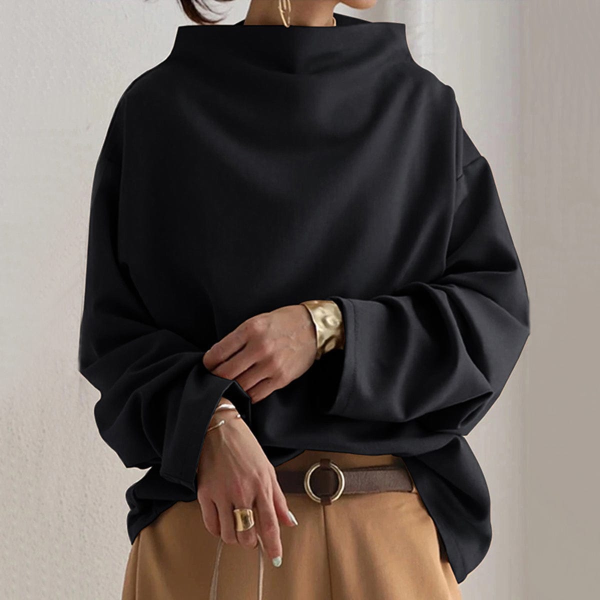Eliana - Elegantní volně střižený rolák