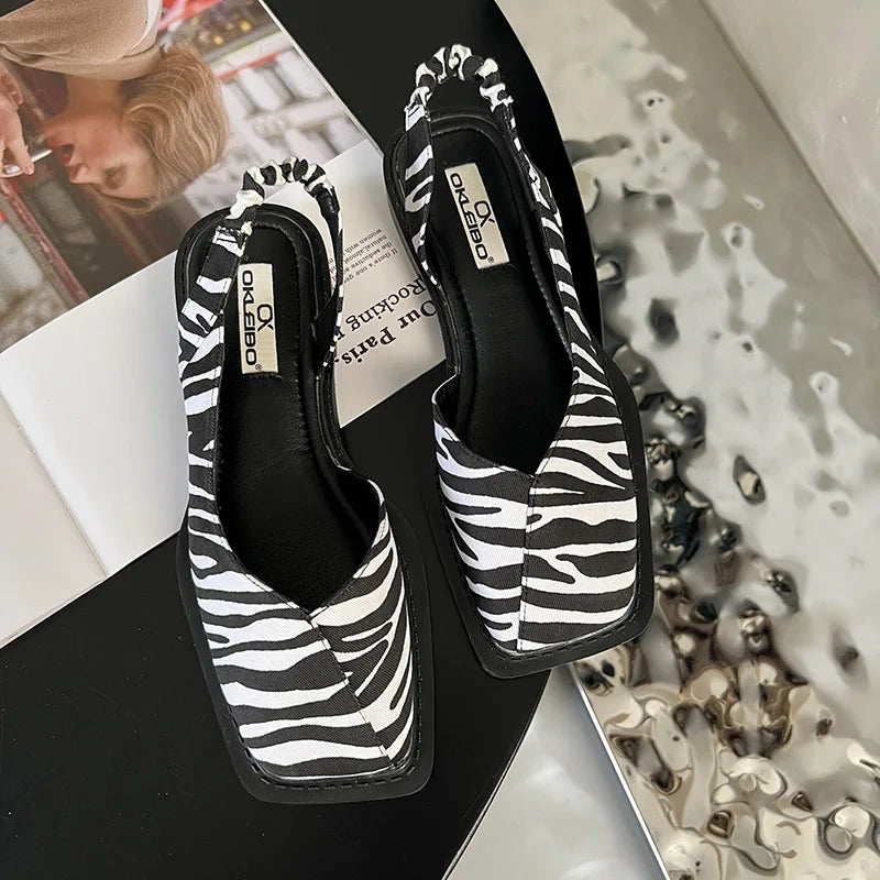 Camille - Slingback-sandály Městský Styl