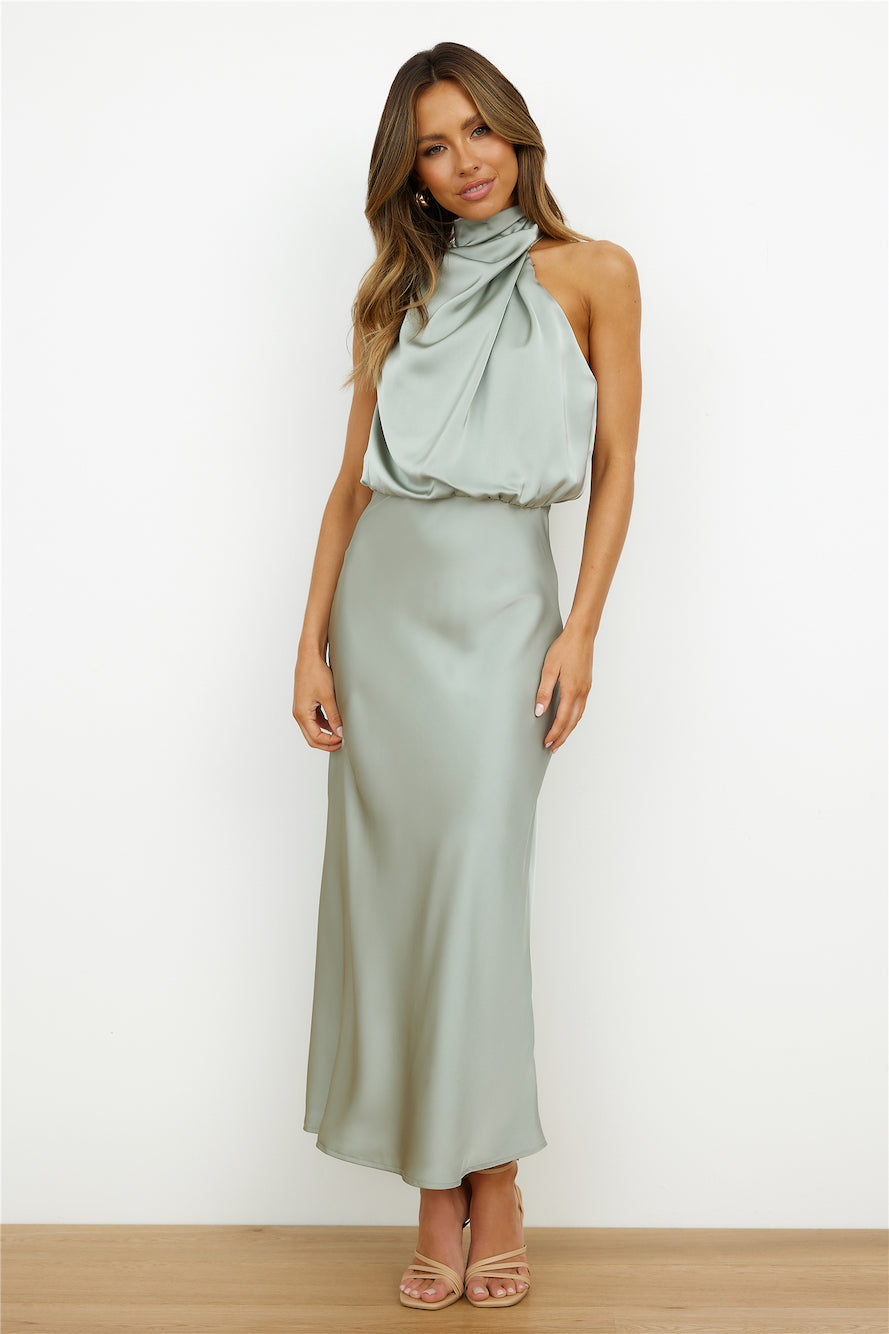 Elianna – Elegantní midi šaty s asymetrickým výstřihem