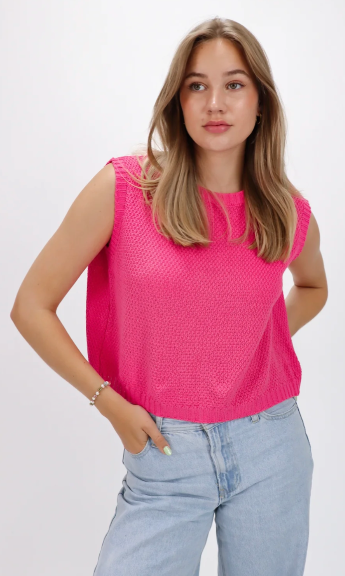 Irene – Pletený Top Otevřená Záda