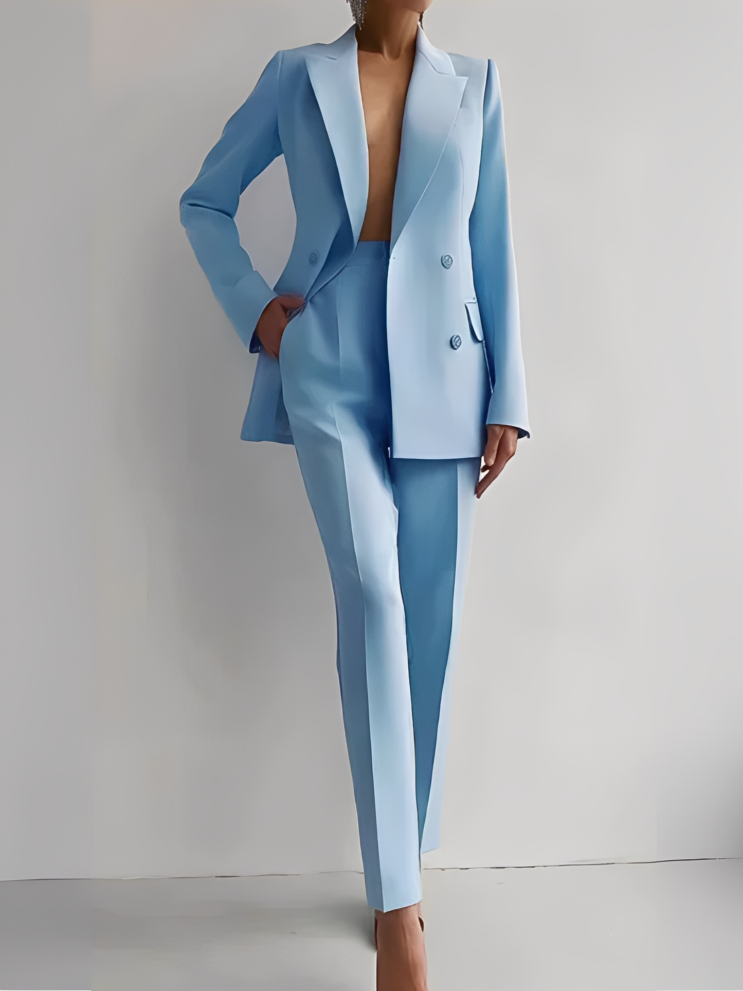 Nydia - Formální slim-fit souprava saka a kalhot pro ženy