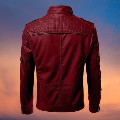 Lucas - Luxusní kožená bunda v moderním stylu