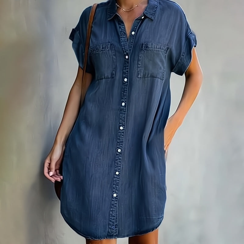 Daphné – Šaty z elegantního denimu