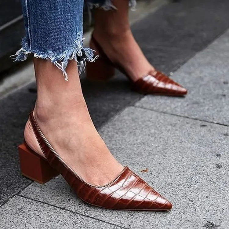 Caroline - Pohodlné Slingback-podpatky pro ženy