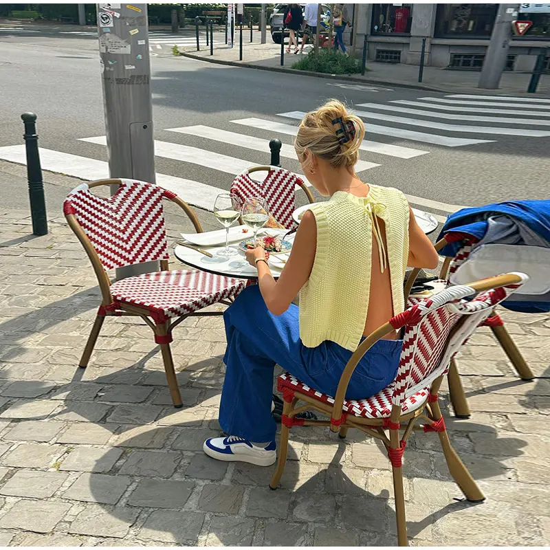 Irene – Pletený Top Otevřená Záda