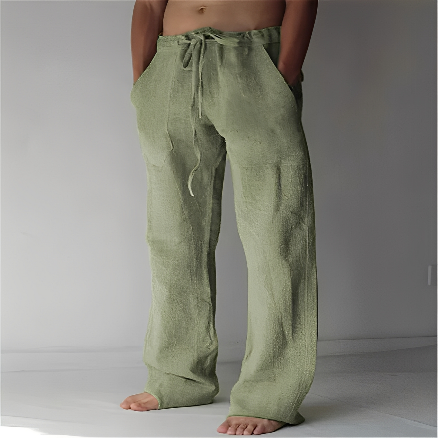 Arthur – Baggy lněné kalhoty pro muže