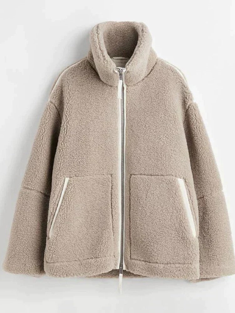 Daria – Kabát Teddy Oversize