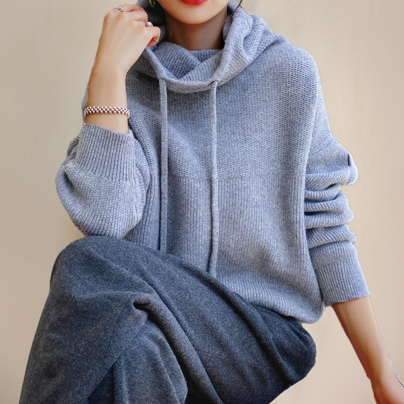 Eden - Elegantní Svetr s Rolákem z Merino Vlny
