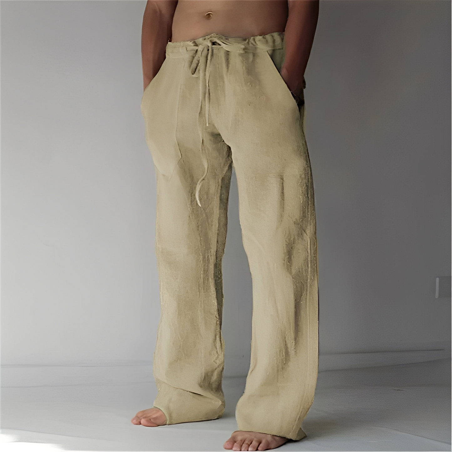 Arthur – Baggy lněné kalhoty pro muže