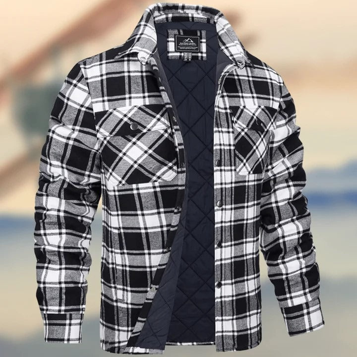 Grayson – Klasická Košile z Flanelu v Městském Stylu
