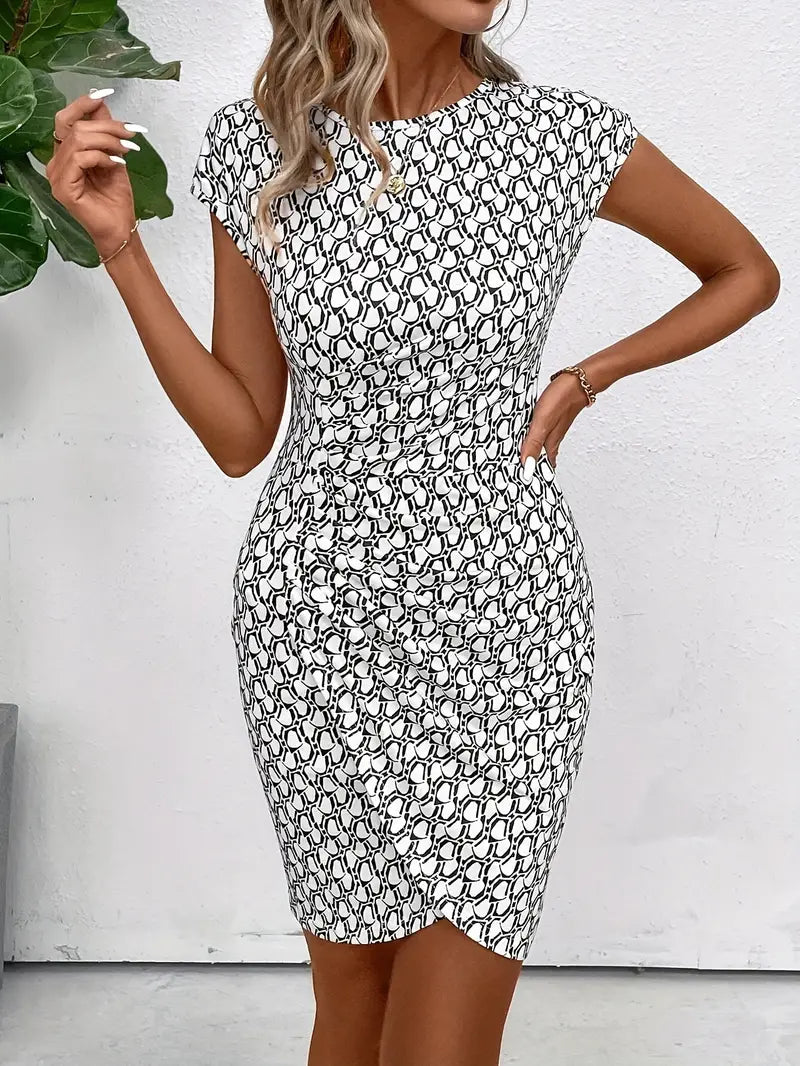 Brianna – Šaty s Potiskem Chic pro Každý Den
