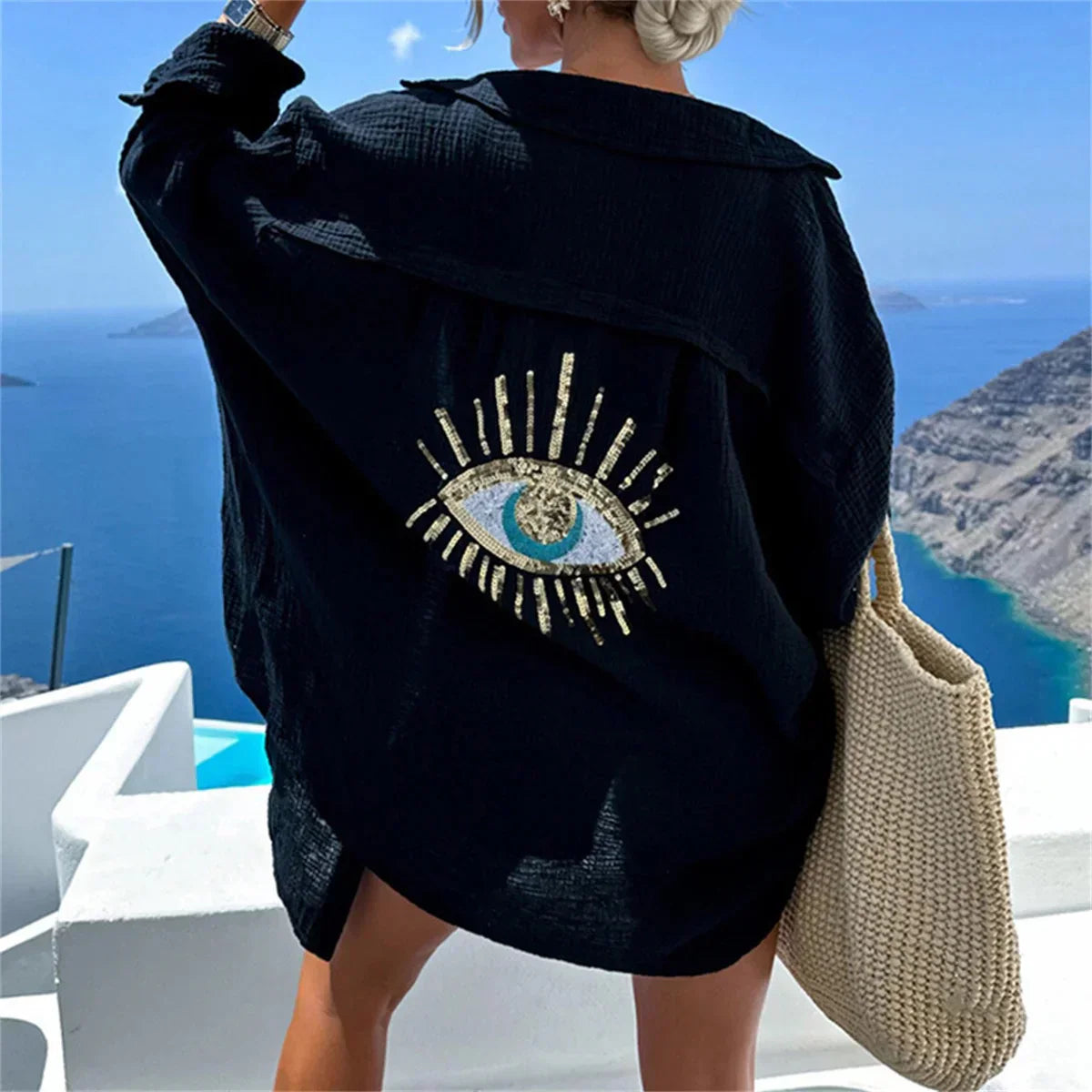 Giada – Vyšívané Kimono Oversize