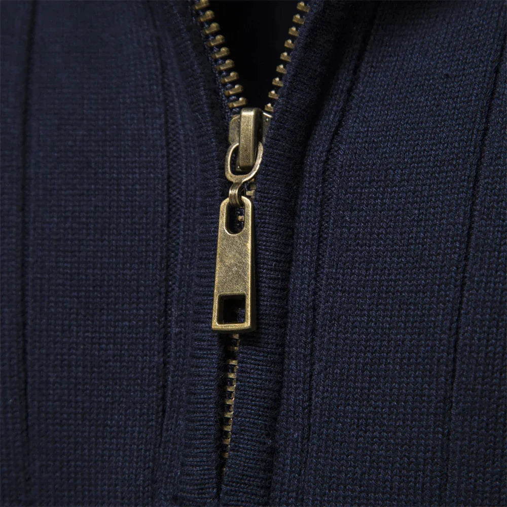 Zayne – Svetr Pohodlí s Poloviční Zip pro Každý Den