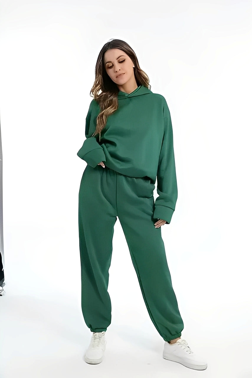 Adelia – Jednobarevný Hoodie-Set