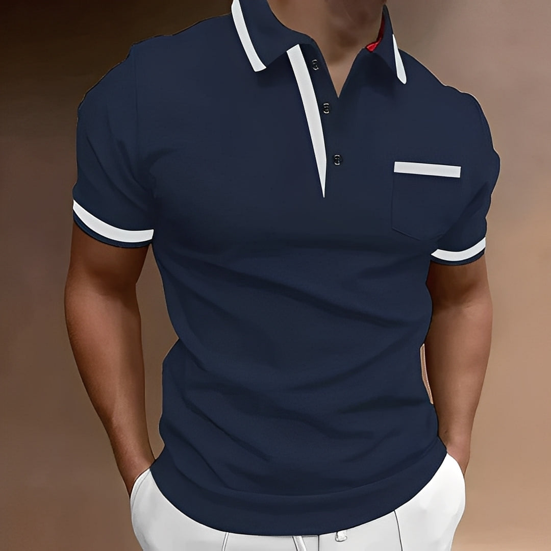 Callahan - Stylové polo triko s kapsou pro muže