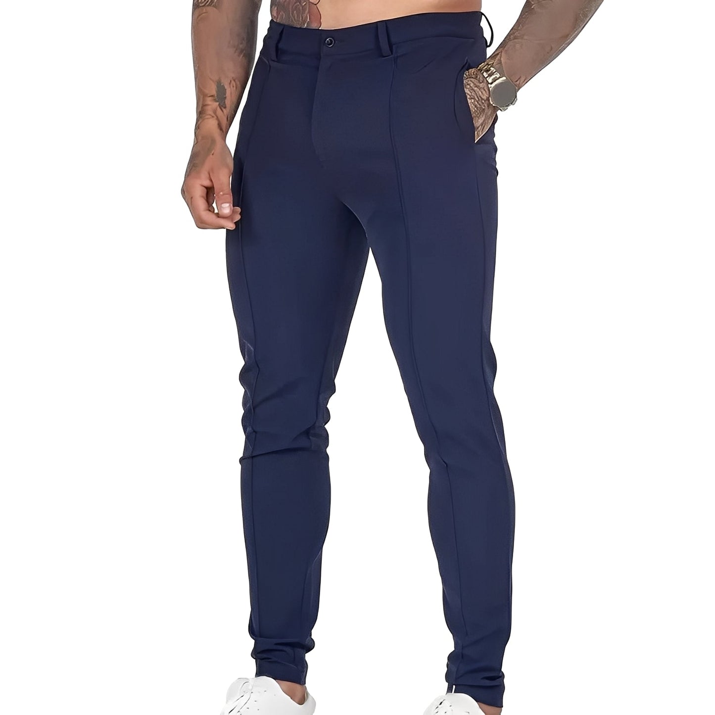 Stuart - Ležérní slim-fit kalhoty pro muže