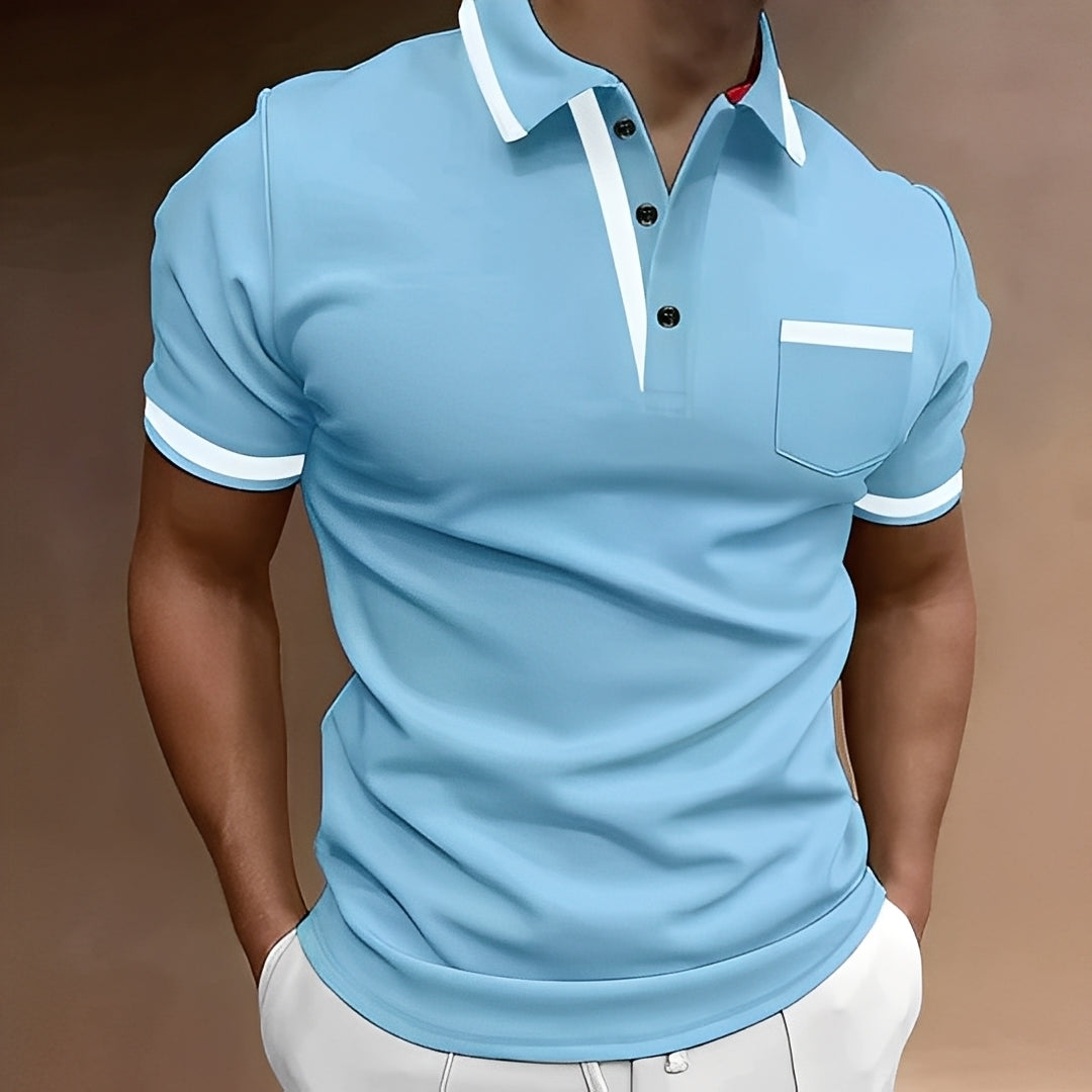 Callahan - Stylové polo triko s kapsou pro muže