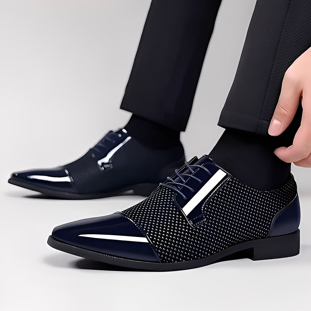 Trenton - Elegantní formální kožené boty pro muže